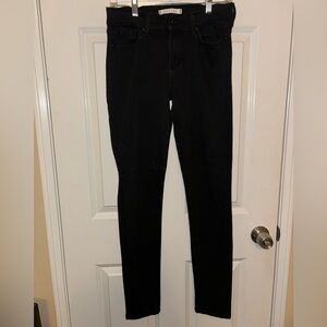 Eunina black skinny jeans high rise size 7